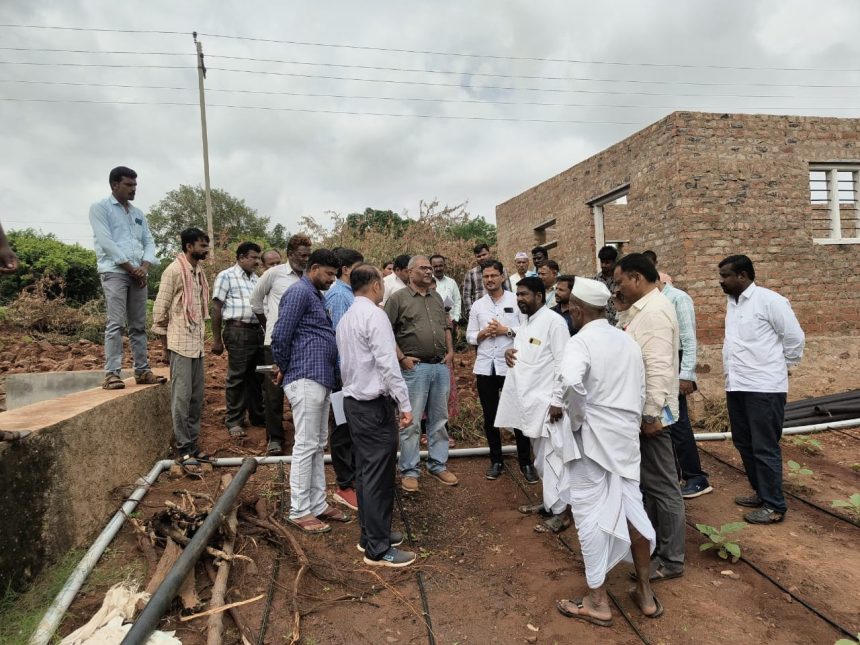 ಅಟಲ್ ಭೂಜಲ ಯೋಜನೆ ಕೇಂದ್ರ ತಂಡ ಬೇಟಿ