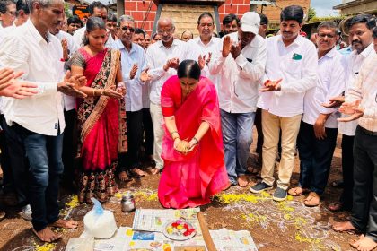 ವಿವಿಧ ಸಂಪರ್ಕ ರಸ್ತೆ ಕಾಮಗಾರಿಗೆ ಸಚಿವೆ ಲಕ್ಷ್ಮೀ ಹೆಬ್ಬಾಳಕರ್ ಭೂಮಿ ಪೂಜೆ