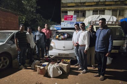 ಅಕ್ರಮ ಮದ್ಯ ವಶಕ್ಕೆ ಪಡೆದ ಅಬಕಾರಿ ಅಧಿಕಾರಿಗಳು