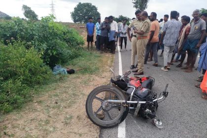 ಪೆದ್ದೂರೂ : ಟೆಂಪೋ, ದ್ವಿಚಕ್ರ ವಾಹನ ನಡುವೆ ಭೀಕರ ಅಪಘಾತ: ಸವಾರ ಮೃತ್ಯು