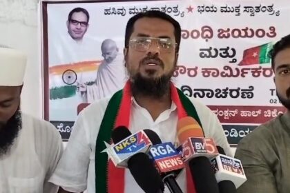 ಎಸ್ ಡಿ ಪಿ ಐ ಪಕ್ಷದ ವತಿಯಿಂದ ಅಕ್ಟೋಬರ್ 2 ರಂದು    ಗಾಂಧಿ ಜಯಂತಿ,  ಪೌರಕಾರ್ಮಿಕ ದಿನಾಚರಣೆಯ ಆಚರಣೆ