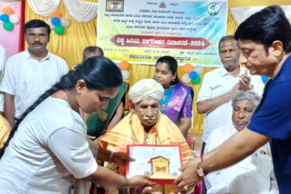 ನಾಗರಿಕ ಶ್ರಮಜೀವಿ ಶ್ರೇಷ್ಠ ಪ್ರಶಸ್ತಿಗೆ, ಬಾಜಿನ ನಲ್ಲ ಕೃಷ್ಣಮೂರ್ತಿ…!!