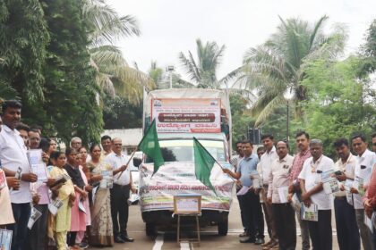 ನರೇಗಾ ಉದ್ಯೋಗ ವಾಹಿನಿ ಜಾಗೃತಿ ರಥಕ್ಕೆ ಚಾಲನೆ