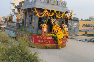 ಅದ್ದೂರಿಯಾಗಿ ಕನ್ನಡ ಸಾಹಿತ್ಯ ರಥ ಯಾತ್ರೆ