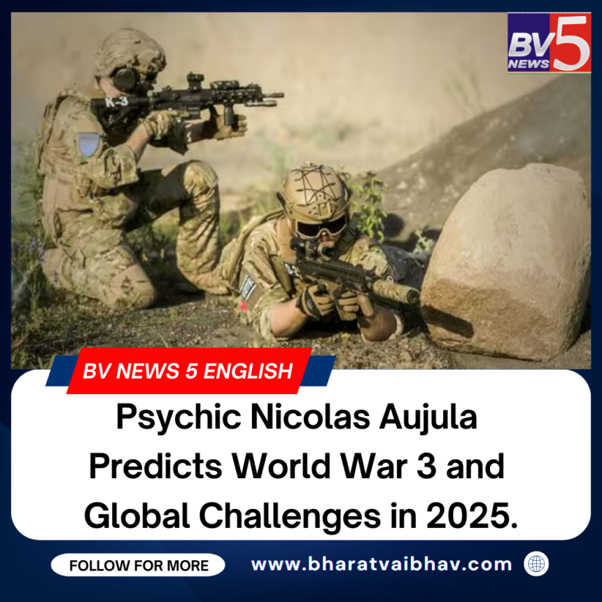 Psychic Nicolas Aujula Predicts World War 3 and Global Challenges in 2025.