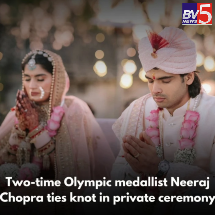 Two-Time Olympic Medallist Neeraj Chopra Ties the Knot in an Intimate Ceremony.