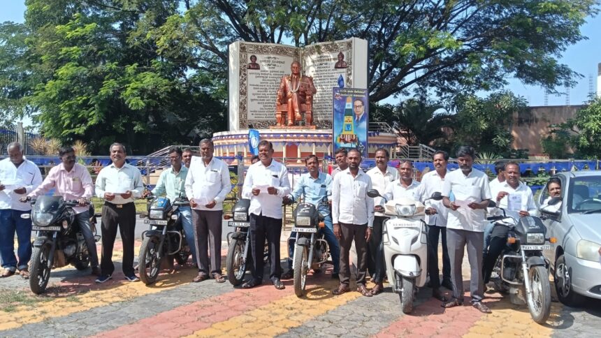 ಯಳಂದೂರು ತಾಲೂಕಿಗೆ ಶ್ರಮಿಸಿದ ವ್ಯಕ್ತಿಗಳನ್ನು ಗುರುತಿಸಲು 32 ಗ್ರಾಮಗಳಿಗೂ ಬೈಕ್ ರ್‍ಯಾಲಿ