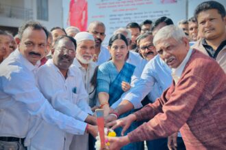 ಬಾಕ್ಸೈಟ್ ರಸ್ತೆ ಕಾಮಗಾರಿಗೆ ಸಚಿವೆ ಲಕ್ಷ್ಮೀ ಹೆಬ್ಬಾಳಕರ್ ಭೂಮಿ ಪೂಜೆ