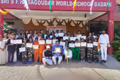 ಶ್ರೀ ಮೈಲಾರಲಿಂಗೇಶ್ವರ ಶಿಕ್ಷಣ ಸಂಸ್ತೆ ರಿ  ಶ್ರೀ ಎಸ್ ಎಪ್ ಹೊಸಗೌಡರ ವರ್ಲ್ಡ್ ಶಾಲೆಯಲ್ಲಿ  76ನೇ ಗಣರಾಜ್ಯೋತ್ಸವ