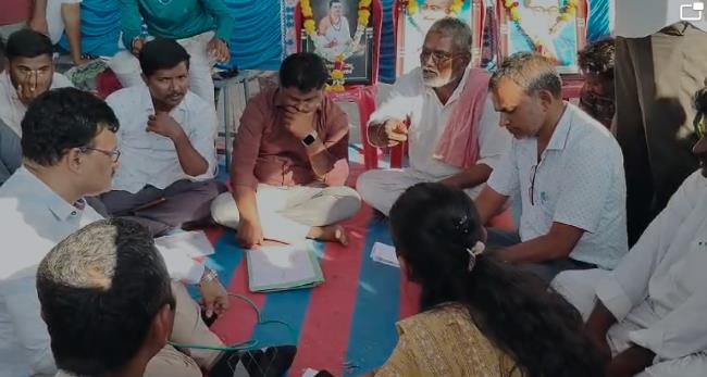 ಊರು ಕೆರೆ ಅಭಿವೃದ್ದಿ ಮತ್ತು ಆಸ್ಪತ್ರೆ ಮೇಲ್ದರ್ಜೆಗೇರಿಸಲು ಗ್ರಾಮಸ್ಥರ ಪಟ್ಟು.