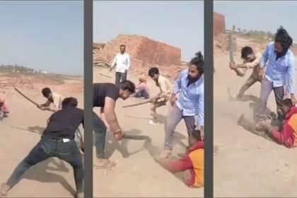 ಮೂವರು ಕಾರ್ಮಿಕರ ಹಿಗ್ಗಾಮುಗ್ಗಾ ಥಳಿಸಿದ ಇಟ್ಟಂಗಿ ಭಟ್ಟಿಯ ರಾಕ್ಷಸ 