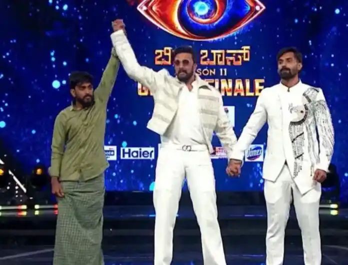 ಬಿಗ್ ಬಾಸ್ ಸೀಸನ್​ 11ರ ಟ್ರೋಫಿ ಮುಡಿಗೇರಿಸಿಕೊಂಡ ಹನುಮಂತ 
