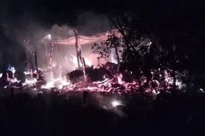 ಮನೆಗೆ ಆಕಸ್ಮಿಕವಾಗಿ ಬೆಂಕಿ ತಗುಲಿ ಅಪಾರ ಪ್ರಮಾಣದ ಹಾನಿ