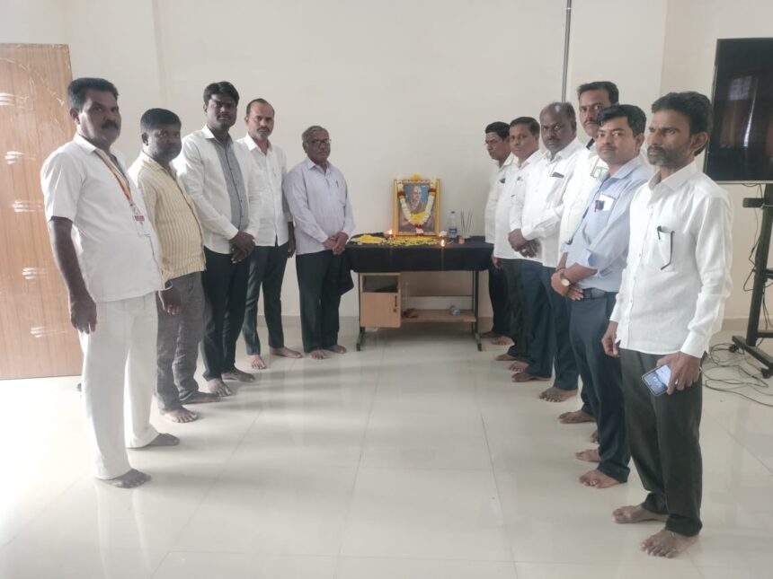 ತಹಶೀಲ್ದಾರರ ಕಾರ್ಯಾಲಯದಲ್ಲಿ ತ್ರಿಪದಿ ಕವಿ ಸರ್ವಜ್ಞ ಅವರ ಜಯಂತಿ.