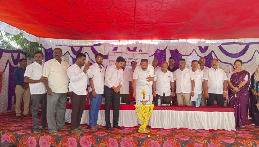 ವಿವಿಧ ಯೋಜನೆಗಳಿಗೆ  ಚಾಲನೆ ನೀಡಿದ ಶಾಸಕ ಕೆಎಂ ಶಿವಲಿಂಗೇಗೌಡರು