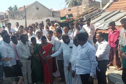 ವಿವಿಧ ಕಾಮಗಾರಿಗಳಿಗೆ ಶಾಸಕರಿಂದ ಭೂಮಿ ಪೂಜೆ.