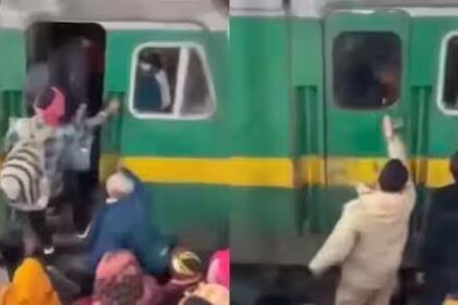 ತುಂಬಿ ತುಳುಕಿದ ಕುಂಭ ಮೇಳದ ರೈಲು: ಲೋಕೋ ಪೈಲಟ್ ಇರುವ ಜಾಗಕ್ಕೂ ನುಗ್ಗಿದ ಜನ