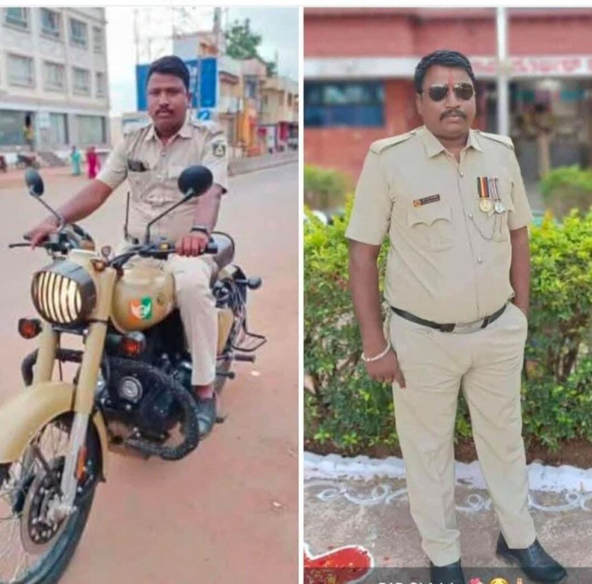 ಕರ್ತವ್ಯನಿರತ ಬಾದಾಮಿ ಪೊಲೀಸ್ ಠಾಣೆಯ ಪೇದೆ ಸಿದ್ದಪ್ಪ. ಲಕ್ಷ್ಮಪ್ಪ.ಚೆಲುವನ್ನವರ ಅಪಘಾತದಲ್ಲಿ ನಿಧನ.