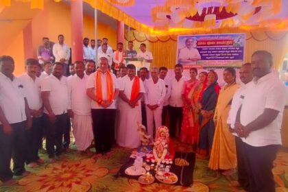 ಕುಡಿಯುವ ನೀರಿನ ಯೋಜನೆಗೆ ಭೂಮಿ ಪೂಜಾ ಕಾರ್ಯಕ್ರಮ.