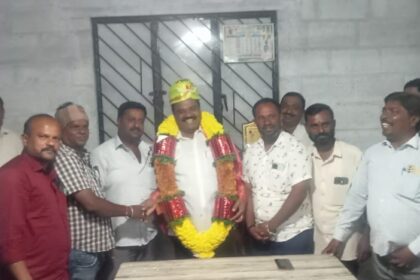 ಮಂಜುನಾಥ್ ಎಂ ಟ್ರಾವೆಲ್ಸ್ ರವರಿಗೆ ಅಭಿನಂದನೆ :ಕಾಂಗ್ರೆಸ್ ಯುವ ಮುಖಂಡ ಟಿ. ಪ್ರಕಾಶ್ 