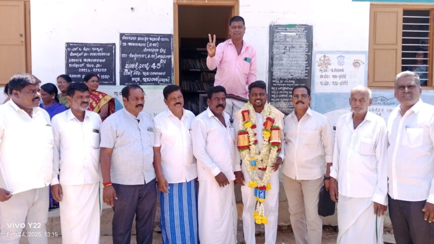 ನೂತನ ಇರಸವಾಡಿ ಗ್ರಾ. ಪಂ. ಅಧ್ಯಕ್ಷರಾಗಿ ವಸಂತ್ ಕುಮಾರ್ ಆಯ್ಕೆ