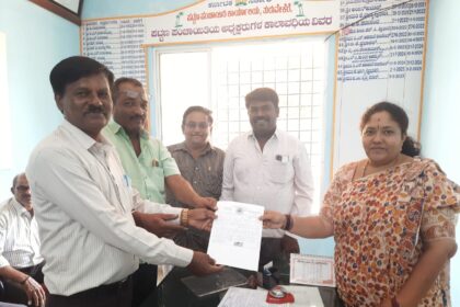 ಎನ್.ಹೆಚ್.ಪಿ.ಎಸ್. ಶಾಲೆಗೆ ಇ-ಖಾತಾ ನೀಡಿದ ಪ.ಪಂ. ಅಧ್ಯಕ್ಷೆ ಸ್ವಪ್ನ ನಟೇಶ್