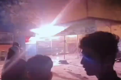 ಬೆಂಕಿಯ ಕೆನ್ನಾಲಿಗೆ ಆಟೋಮೊಬೈಲ್ಸ್ ಅಂಗಡಿ ಸುಟ್ಟು ಭಸ್ಮ