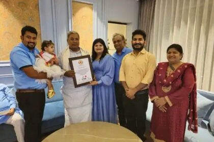 ವಿಶ್ವ ದಾಖಲೆ ಬರೆದ 9 ತಿಂಗಳ ಪುಟ್ಟ ಮಗು