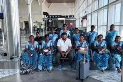 ಕೂಲಿ ಕಾರ್ಮಿಕರನ್ನು ವಿಮಾನಯಾನ ಮಾಡಿಸಿದ ಮಾಲೀಕ