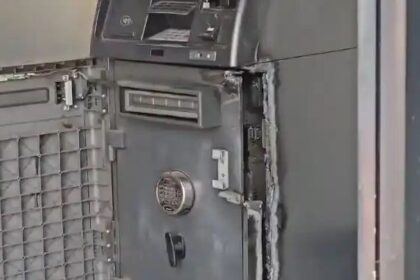 ಗ್ಯಾಸ್‌ ಕಟರ್‌ ಬಳಸಿ ಎಟಿಎಂ ದರೋಡೆಗೈದ ಖದೀಮರು 