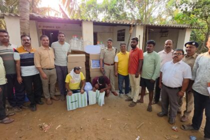 5 ಲಕ್ಷ ಮೌಲ್ಯದ ನಕಲಿ ಮಧ್ಯ ವಶಕ್ಕೆ ಪಡೆದ ಪೋಲಿಸ್ ಅಧಿಕಾರಿಗಳು