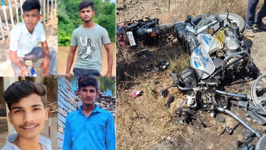 ಬೈಕ್ ಗಳ  ಮುಖಾಮುಖಿ ಡಿಕ್ಕಿ: ನಾಲ್ವರು ಯುವಕರ ಸಾವು