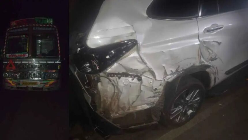 ಬಿಜೆಪಿ ರಾಜ್ಯಾಧ್ಯಕ್ಷ ಬಿ ವೈ ವಿಜಯೇಂದ್ರ ಕಾರು ಅಪಘಾತ ಬಿಜೆಪಿ ರಾಜ್ಯಾಧ್ಯಕ್ಷ ಬಿ ವೈ ವಿಜಯೇಂದ್ರ ಕಾರು ಅಪಘಾತ