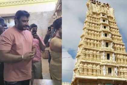 ಡೆವಿಲ್’ ಶೂಟಿಂಗ್  ಮುನ್ನ ಚಾಮುಂಡೇಶ್ವರಿ ದರ್ಶನ ಪಡೆದ ನಟ ದರ್ಶನ್ 