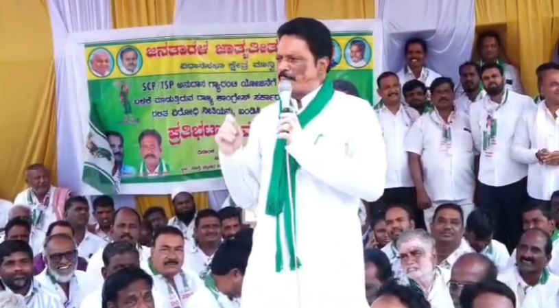 ಮಾನ್ವಿ ಅಭಿವೃದ್ಧಿಯಾಗಿಲ್ಲ ಎಂದು ಮಾಜಿ ಶಾಸಕ ವೆಂಕಟಪ್ಪ ನಾಯಕ ಆಕ್ರೋಶ