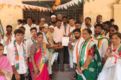 ಬೆಲೆ ಎರಿಕೆ ಖಂಡಿಸಿ ಯುವ ಕಾಂಗ್ರೆಸ್ ವತಿಯಿಂದ ಪ್ರತಿಭಟನೆ