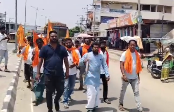 ಧರ್ಮಧಾರಿತ ಗುತ್ತಿಗೆ ಮೀಸಲಾತಿಯನ್ನು ವಿರೋಧಿಸಿ ನಗರದಲ್ಲಿ ಪ್ರತಿಭಟನೆ