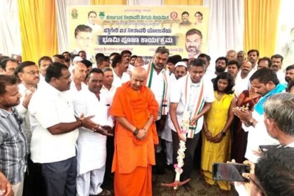 ಸತ್ತಿಗೇರಿ ಏತ ನೀರಾವರಿ ಭೂಮಿ ಪೂಜೆ ಕಾರ್ಯಕ್ರಮ