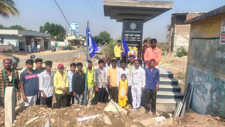 ಸರಳವಾಗಿ ಬಾಬಾ ಸಾಹೇಬ್ ಅಂಬೇಡ್ಕರ್ ಅವರ ಜಯಂತಿ ಆಚರಣೆ.