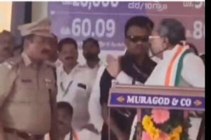 ಏಡಿಷನಲ್ ಎಸ್ಪಿ ಮೇಲೆ ಕೈ ಎತ್ತಿದ ಸಿಎಂ ಸಿದ್ದರಾಮಯ್ಯ