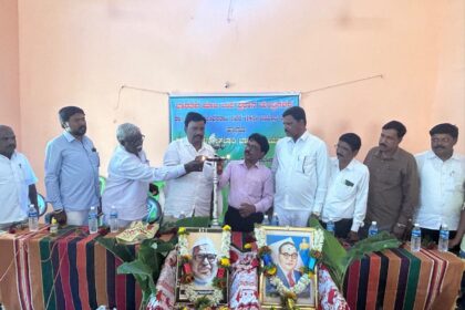 ಪಟ್ಟಣದ ಅಂಬೇಡ್ಕರ್ ಭವನದಲ್ಲಿ ಮಾದಿಗ ಒಳ ಮೀಸಲಾತಿ ಜಾಗೃತಿ ಕಾರ್ಯಕ್ರಮ & ಜಗಜೀವನ್ ರಾಮ್ 118ನೇ ಜಯಂತಿ ಆಚರಣೆ.