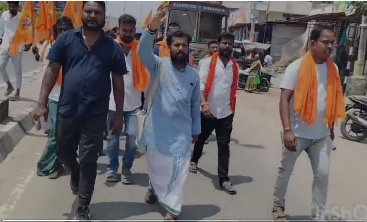 ಧರ್ಮಧಾರಿತ ಗುತ್ತಿಗೆ ಮೀಸಲಾತಿಯನ್ನು ವಿರೋಧಿಸಿ ನಗರದಲ್ಲಿ ಪ್ರತಿಭಟನೆ