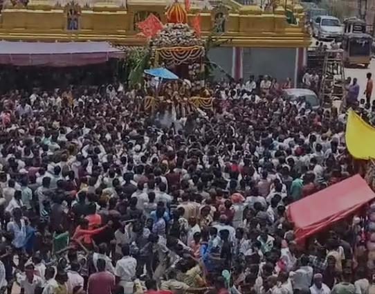 ಚಾಕವೇಲು | ವೈವಭದ ಆಂಜನೇಯ ಸ್ವಾಮಿ ರಥೋತ್ಸವದ ಸಂಭ್ರಮ