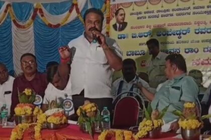 ಅಂಬೇಡ್ಕರ್ ಆದರ್ಶಗಳನ್ನು ಅನುಸರಿಸಿ ಉತ್ತಮ ಸಮಾಜ ನಿರ್ಮಾಣ ಮಾಡೋಣ: ಪಟ್ಟಣದಲ್ಲಿ ಶಾಸಕ ಎಚ್. ವಿ. ವೆಂಕಟೇಶ್ ಕರೆ