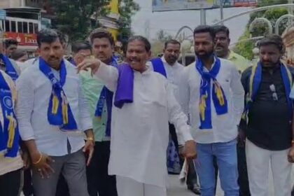 ಆರೋಪಿಗಳನ್ನು ಬಂದಿಸುವಂತೆ ಗೋಕಾಕದಲ್ಲಿ ಭಾರಿ ಪ್ರತಿಭಟನೆ