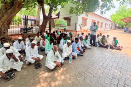 ಕುಡಿಯುವ ನೀರಿನ ಅನುಕೂಲತೆ ಕಲ್ಪಿಸಲು ಆಗ್ರಹಿಸಿ ಆಹೋರಾತ್ರಿ ಧರಣಿ