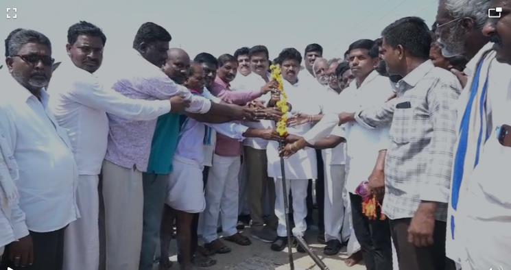 ಶಾಸಕ ದದ್ದಲ್ ರಿಂದ  ಸಮುದಾಯ ವಾಲ್ಮೀಕಿ ಭವನ ಕಟ್ಟಡ ಉದ್ಘಾಟನೆ