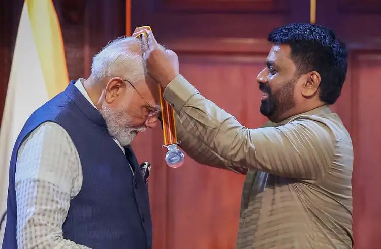 ಮೋದಿಗೆ ಶ್ರೀಲಂಕಾದ ಅತ್ಯುನ್ನತ ನಾಗರಿಕ ಪ್ರಶಸ್ತಿ ‘ಮಿತ್ರ ವಿಭೂಷಣ’ ಪ್ರಶಸ್ತಿ