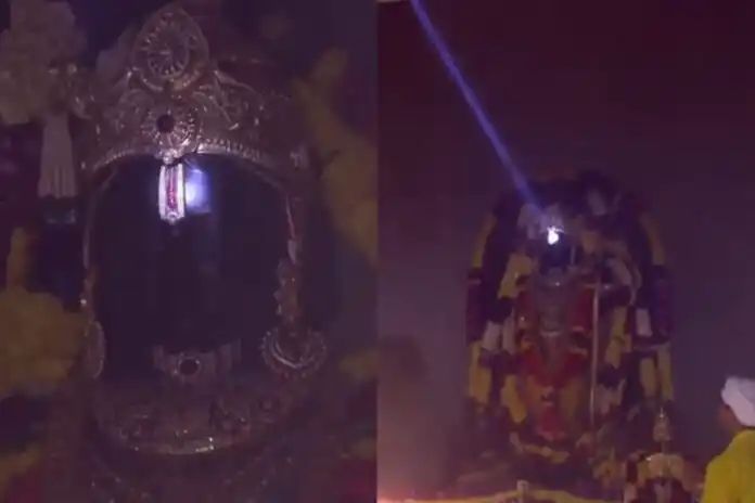 ಆಯೋಧ್ಯೆ ಬಾಲರಾಮನ ಹಣೆ ಸ್ಪರ್ಶಿಸಿದ ಸೂರ್ಯ ಕಿರಣಗಳು 
