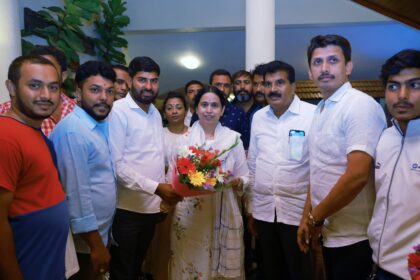 ಸಚಿವೆ ಲಕ್ಷ್ಮೀ ಹೆಬ್ಬಾಳಕರ್ ಅವರಿಗೆ ಚಿಕ್ಕಮಗಳೂರಿನಲ್ಲಿ ಭರ್ಜರಿ ಸ್ವಾಗತ